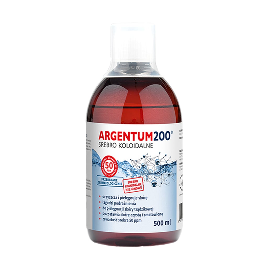 Уцінка! Тонік для обличчя Aura Herbals Argentum200 Tonik 50 ppm Колоїдне срібло, 500 мл