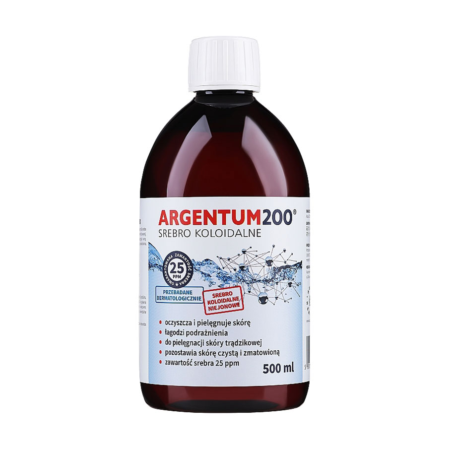 Уцінка! Тонік для обличчя Aura Herbals Argentum200 Tonik 25 ppm Колоїдне срібло, 500 мл